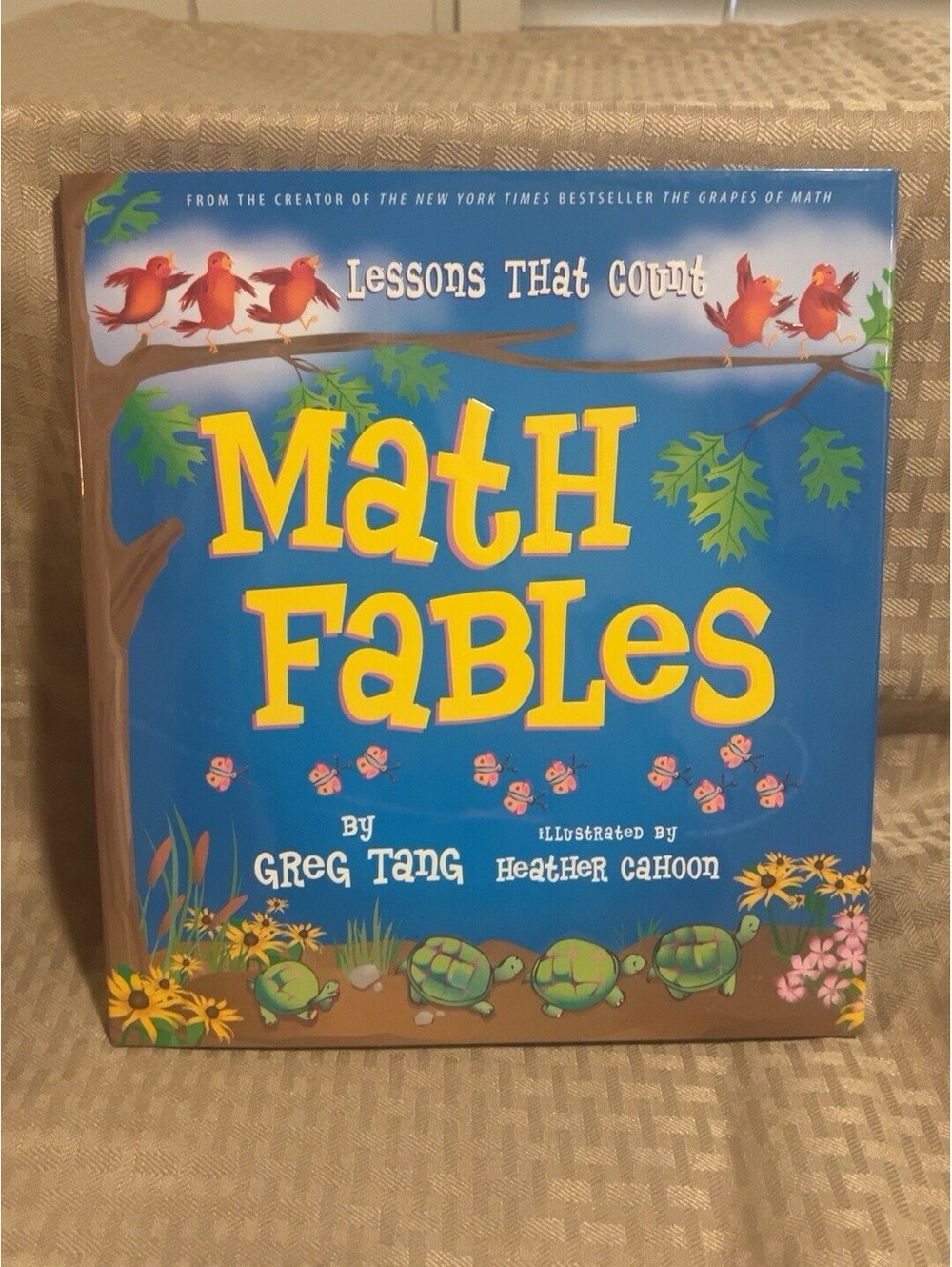 Math Fables Greg Tang Hardcover 2004 Scholastic NOS W/ Dust Jacket Never Opened